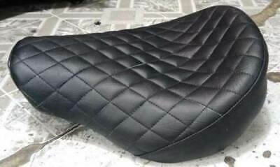 Royal Enfield Stylish Flat Low Rider Diamond Seat For Classic and Standard Black