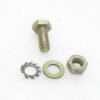 ROYAL ENFIELD SILENCER FIXING BOLT, NUT AND WASHER NEW BRAND