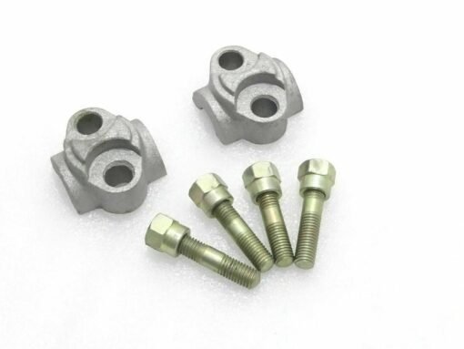 ROYAL ENFIELD FRONT FORK LUG CAPS STUDS & FORK END NUTS NEW BRAND