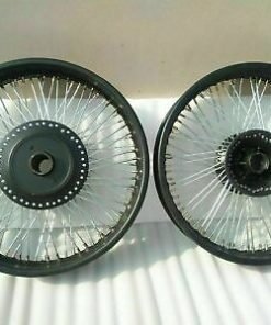Royal Enfield Classic 80 Spokes 18" And 19" Front Disk Rear Drum Wheel Rim Black