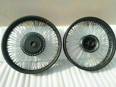Royal Enfield Classic 80 Spokes 18" And 19" Front Disk Rear Drum Wheel Rim Black