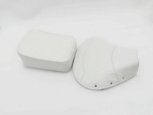 VESPA VBB,SUPER,PX,RALLY FRONT AND REAR SEAT COVER SET WHITE NEW BRAND