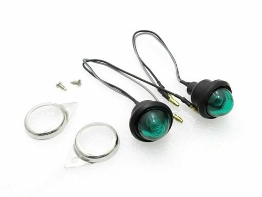 ROYAL ENFIELD GREEN PILOT LIGHTS (PAIR) NEW BRAND