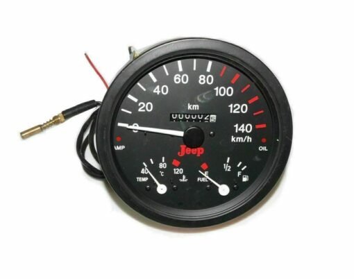 New Speedometer Cum Temperature Fuel Meter & Amp. Oil Indicator Willys Jeep