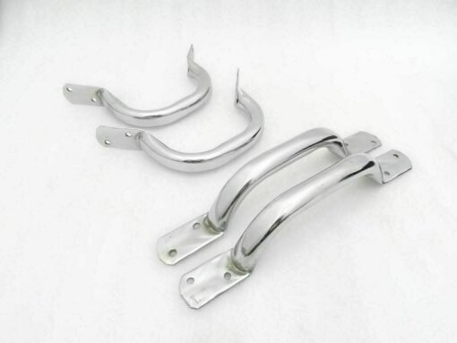 New Willys Ford Jeep Side Panel Body Lift Front And Rear Handle Set Chrome