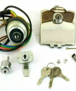 Lambretta LI Series 2 AC Ignition Switch Tool Steering Lock S.S Flap Common Keys