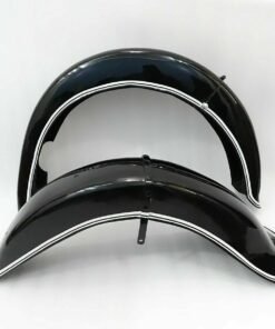 NEW BLACK PAINTED FRONT & REAR MUDGUARD SET CAN FITS TO BMW R71