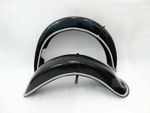 NEW BLACK PAINTED FRONT & REAR MUDGUARD SET CAN FITS TO BMW R71