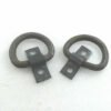 NEW WILLYS JEEP REAR AND FRONT MILITARY BUMPER PULLING HOOKS BRACKET RAW