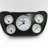 NEW WILLYS JEEP COMPLETE WHITE FACE SPEEDOMETER MOUNTING BLACK PLATE