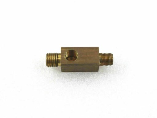 NEW WILLYS JEEP BRASS MADE 3 WAY OIL PRESSURE T - PIECE 53mm