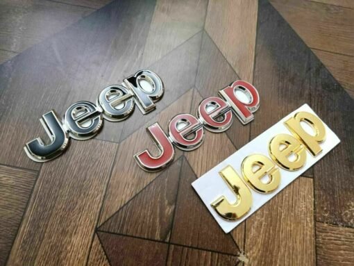 "OFFER" JEEP BLACK,RED, GOLDEN BADGE FRONT OR REAR EXCELLENT QUALITY