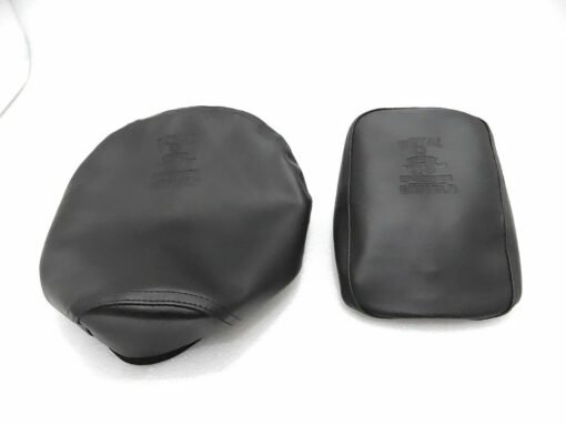 5x FRONT AND REAR BLACK SEAT COVER ROYAL ENFIELD CLASSIC NEW BRAND