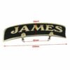 5x Customized Brass James Front Mudguard Number Plate James New Brand
