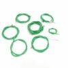 LAMBRETTA GP SCOOTER COMPLETE CABLE KIT SOLUTION (GREEN) NEW BRAND