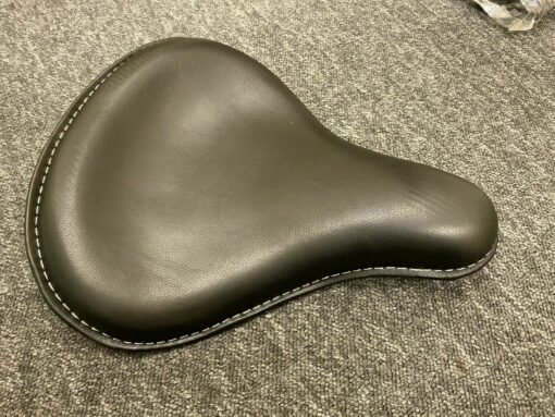 NEW HARLEY BOBBER CHOPPER SPORTSTER BLACK LEATHER DEEP DISH SOLO SEAT