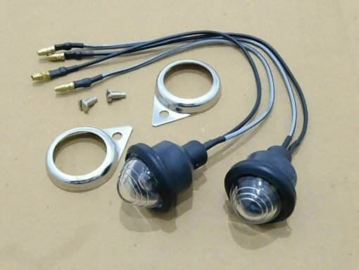 5x CLEAR PILOT LIGTS ROYAL ENFIELD NEW BRAND