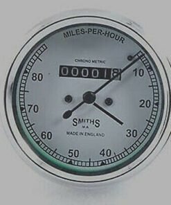ROYAL ENFIELD 0-80 MPH SMITHS METER WITH WHITE FACE NEW BRAND
