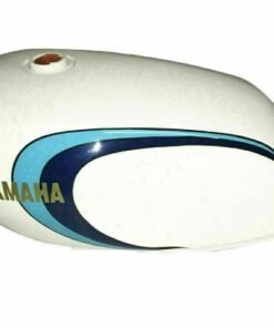 Fit for Yamaha RD 350 Petrol Gas Fuel Tank With Cap Steel White Painted @T