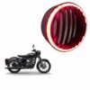 Bullet Plastic Headlight Grill Red Led Light Suitable for Royal Enfield Classic
