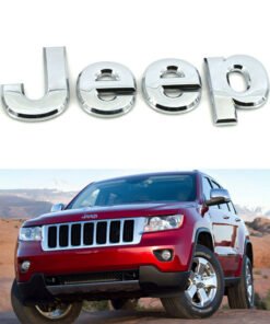 NEW 3D Chrome Badge Sticker Front Rear Bonnet Emblem For Jeep Cherokee Wrangler