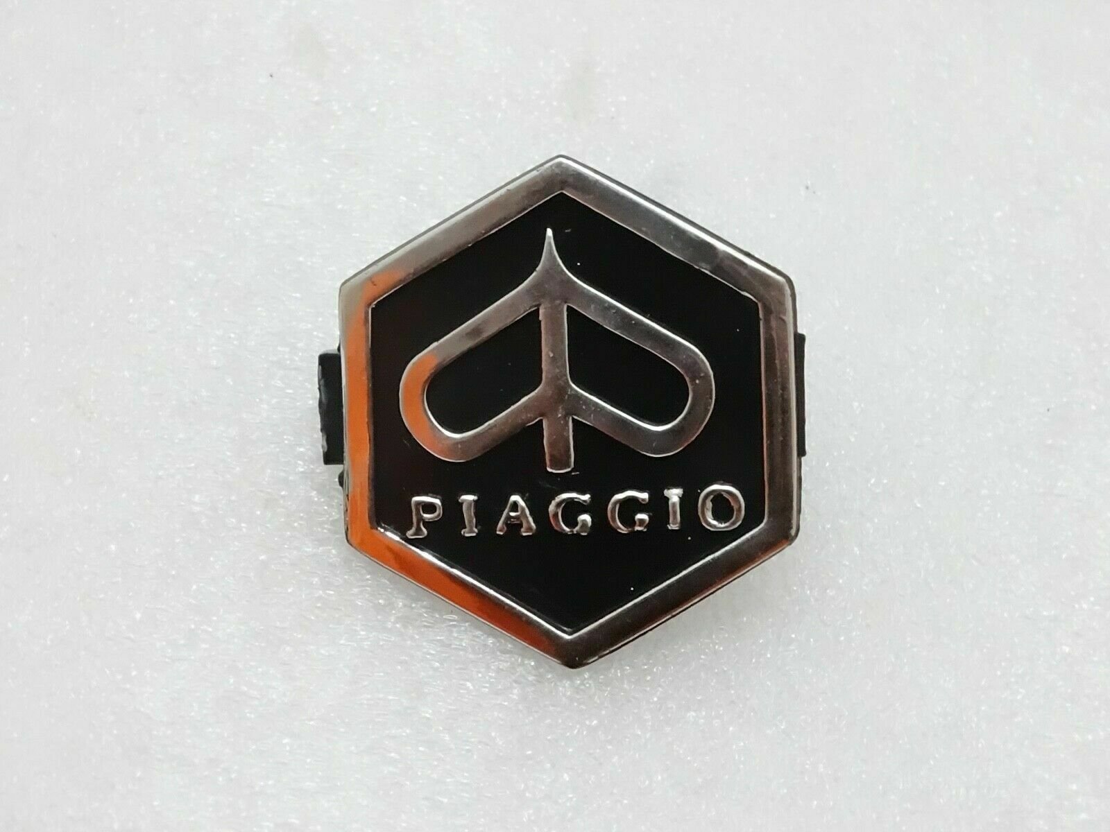 Vespa Piaggio Px Lml Legsheild Hexagon Horncast Decal Badge Monogram Logo 