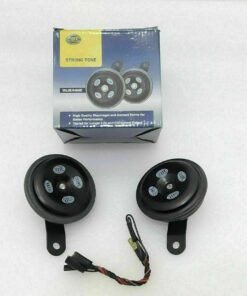 NEW HELLA STRONG TONE DUAL CAR BLACK HORN (PAIR) FOR CAR JEEP BIKE BOAT 12V