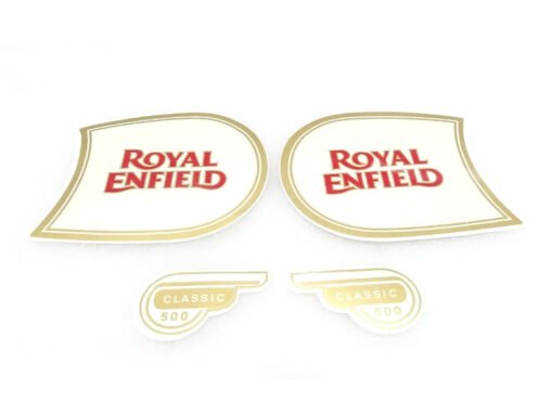 STICKER SET FOR FUEL TANK AND TOOL BOX FOR CLASSIC 500 ROYAL ENFIELD BIKES