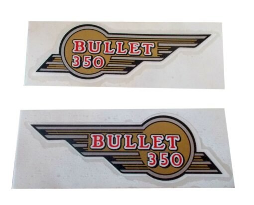 Fits Royal Enfield Tool Box Sticker Set Bullet 350cc x 4 units