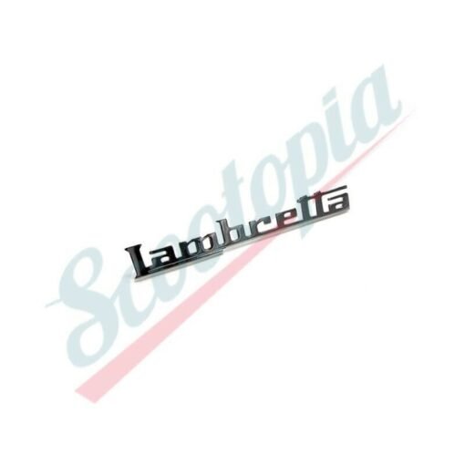 Scootopia Lambretta DL GP Lambretta Legshield Badge Script F7.1