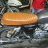 fit for Royal Enfield Exclusive BSA Style Front and Pillion Seat Brown