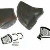 fit for Royal Enfield Ariel Triumph BSA Complete Front & Rear Seat Lycett Brown Leather