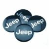 New Jeep Black Wheel Centre Cap Hub Caps Sticker Logo UK Stock 4x (Sticker) 56mm