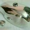 Petrol Fuel Gas Tank Chrome Fit For Yamaha SR 500 Model Manx Style with Cap @T