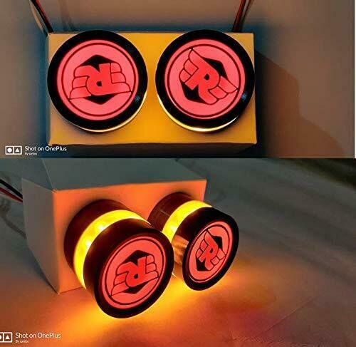 Handle Bar Led Bike Turn Signal Indicator Light (Red) Suitable for Royal Enfield