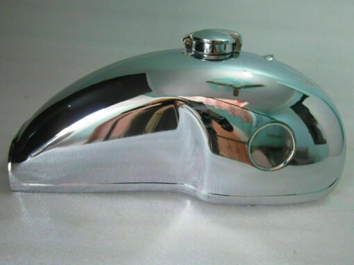 FIT FOR BENELLI MOJAVE CAFE RACER CHROME GAS FUEL PETROL TANK WITH MONZA CAP