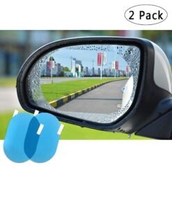 Car-Dec ® Plastic & Glass Rearview, Side Mirror, HD Anti-Water, Anti-Mist Protective Film Anti-Fog, Waterproof Vehicle Mirror (2 Pieces)