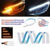 AUTOPOWERZ® Set of 2 led strip 60cm DRL | Daytime Running Light | Flexible | Soft | White and Yellow Color