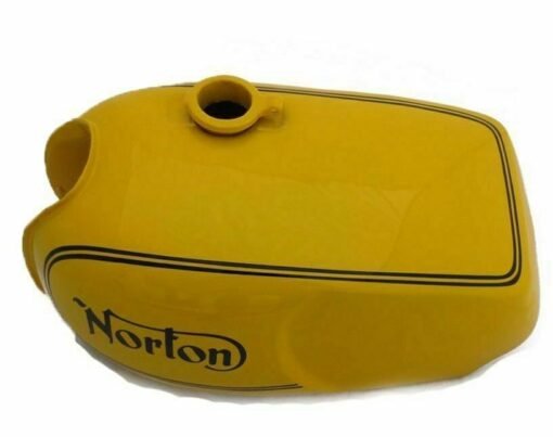 Fuel Petrol Gas Tank Steel Yellow Painted Norton Roadster Commando