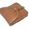 New Brown Pure Leather Magnetic Tank Pouch Bag Messenger Bag For Royal Enfield