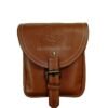 BRAND NEW FAUX LEATHER MAGNETIC TANK BAG POUCH FOR ROYAL ENFIELD TAN COLOR