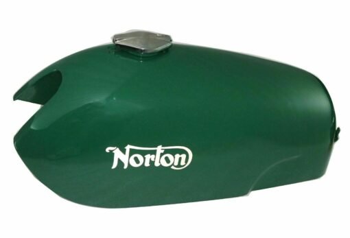 Fuel Petrol Gas Tank With Cap Green Painted fit for Norton Commando 750 Fastback 1973