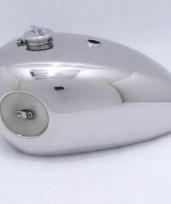 Fuel Petrol Gas Tank With Cap Chrome Stainless Steel fit for BSA Gold star 4 Gallon