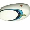 Fuel Petrol Gas Tank With Cap Steel White Painted Yamaha RD 350