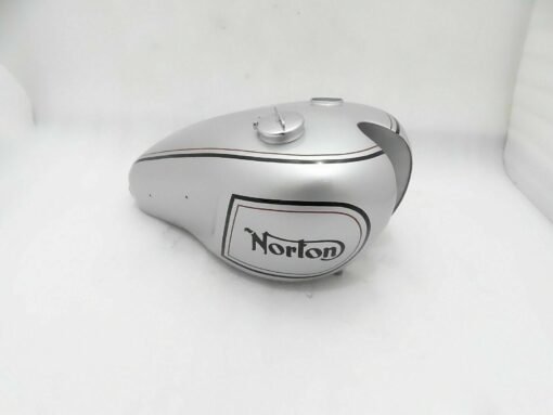 Norton Dominator Model 7 Silver Painted Tank With Clasp (Rep)