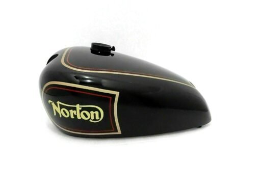 Fuel Petrol Gas Tank Black Painted Steel Norton ES2