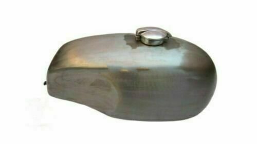 Fuel Petrol Gas Tank With Fuel Cap Raw Steel fit for Ducati Single 250/350/450