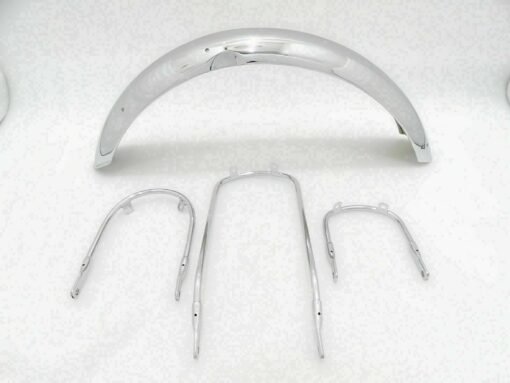 Front Mudguard Fender Fits For Triumph T140 Chrome + Stay Kit New Brand