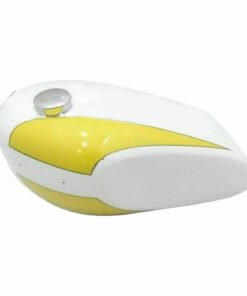 Fits For Triumph T160 Trident Yellow & White Painted Fuel Petrol Tank + Cap