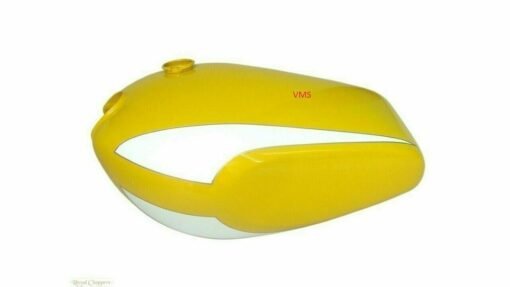 Fits For Triumph T160 Yellow And White Trident Fuel Petrol Tank New Brand